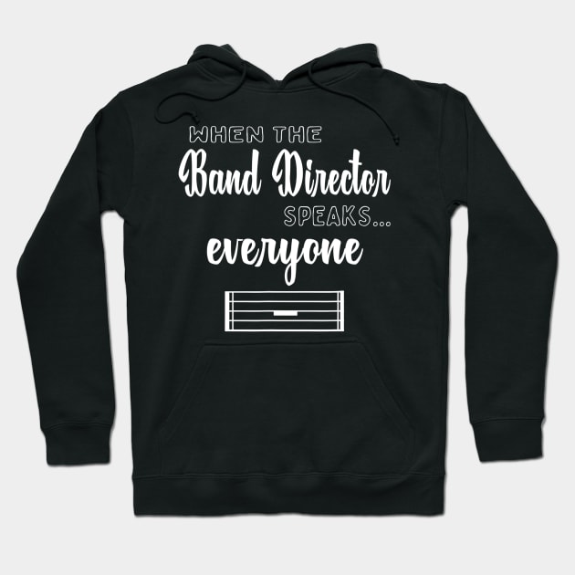 Funny Band Director Shirt Music Teacher Gifts Appreciation Hoodie by nellieuyangela